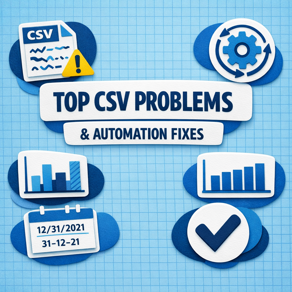 Top CSV Problems Every Analyst Faces and How to Fix Them with Automation