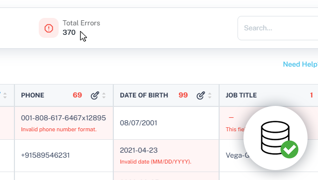 Data Validation for Normalized Files