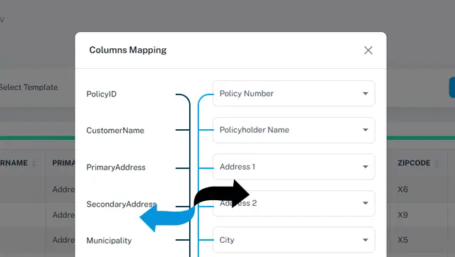 Intelligent Column Mapping
